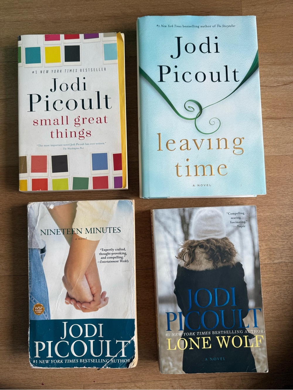 Jodi Picoult Books - Lone Wolf, Leaving Time, Small Great Things + Extra